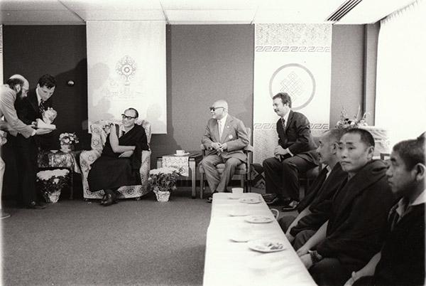 Visit of H.H. XVI Gyalwa Karmapa to the United States 1974, video, calligraphy, letter, poem and photos